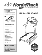 NordicTrack X7i Treadmill Spanish Manual