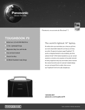 Panasonic Toughbook F9 Spec Sheet