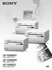 Sony UPD898DC Brochure Brochure