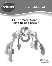 Vtech Lil Critters 3-in-1 Baby Basics Gym User Manual