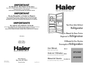 Haier HRF10WNBWW User Manual