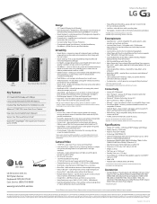 LG VS985 Metallic Specification - English