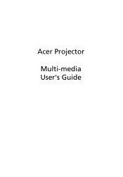 Acer K130 User Manual (multi-media)