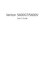 Acer Veriton 5600GT Veriton 5600GT User's Guide