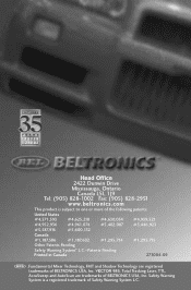 Beltronics Vector 985 Owner's Manual