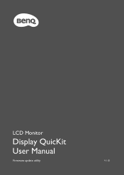 BenQ EX240 Display Quickit_How to use Guide