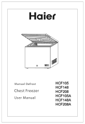 Haier HCF148A User Manual