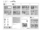 Philips 7FF1CMI Quick start guide