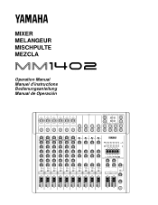 Yamaha MM1402 Owner's Manual