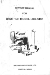 Brother International LK3-B430 Service Manual