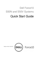 Dell Force10 S50-01-GE-48T Quick Start Guide for the S50N and S50V Systems
