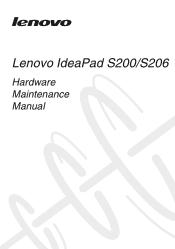 Lenovo S206 Laptop IdeaPad S200, S206 Hardware Maintenance Manual