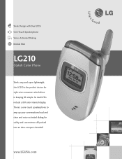 LG LG210 Data Sheet