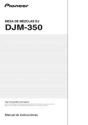 Pioneer DJM-350 Owner's Manual - Spanish
