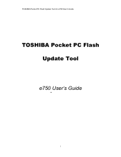 Toshiba PD750U-0001Q Update Guide