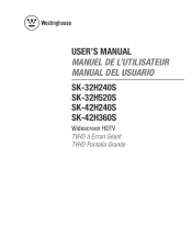Westinghouse SK-42H240S User Manual