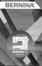 Bernina 1011 Manual