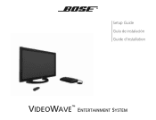 Bose VideoWave Entertainment Setup guide
