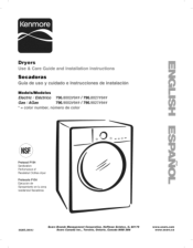Kenmore 8027 Use and Care Guide