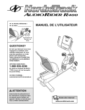 NordicTrack Audiorider R400 Exercise Bike Canadian French Manual