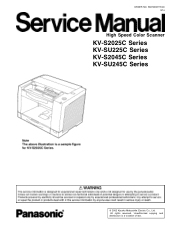 Panasonic KV-S2045C Service Manual