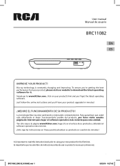 RCA BRC11082 BRC11082 Product Manual