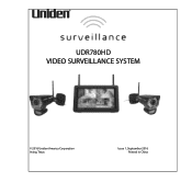 Uniden UDR780HD User Manual