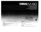 Yamaha M-80 Owner's Manual