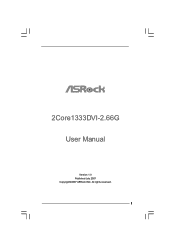 ASRock 2Core1333DVI-2.66G User Manual