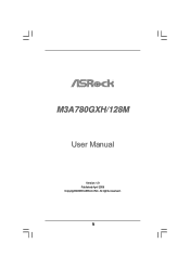 ASRock M3A780GXH/128M User Manual