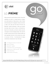 LG GS390 Data Sheet
