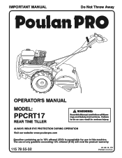 Poulan PPCRT17 Owner Manual