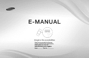 Samsung PL51E490B4F User Manual Ver.1.0 (English)