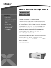 Seagate Personal Storage 3000LS Product Information