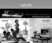 Sony VGX-XL2A Entertainment Guide (VGX-XL2)
