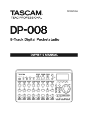 TEAC DP-008 DP-008 Owner's Manual