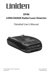 Uniden DFR6 User Manual