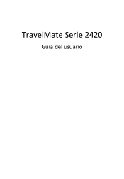 Acer TravelMate 2420 TravelMate 2420 User's Guide ES