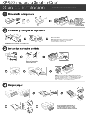 Epson XP-950 Installation guide (Spanish)