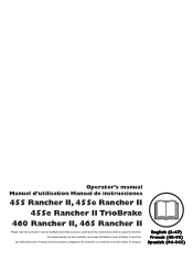 Husqvarna 460 Rancher Owners Manual