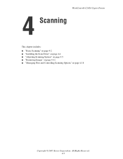 Xerox C2424 User Guide Section 4: Scanning