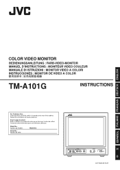 JVC TM-A101GU Instruction Manual