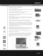Sony VGC-JS320J Marketing Specifications (Silver)