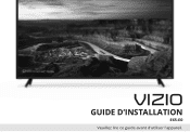 Vizio E65-E0 Quickstart Guide French