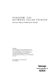 Xerox 1235N Service Guide
