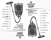 Bissell Pet Hair Eraser® Cyclonic Canister Vacuum 66T6 User Guide - English