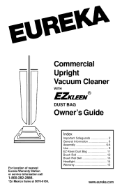 Electrolux C2132B Owners Guide