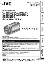 JVC GZ-HM440US Basic User Guide