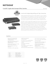 Netgear GS116Ev2 Product Data Sheet
