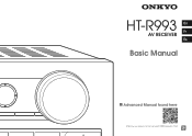 Onkyo HT-R993 Owners Manual